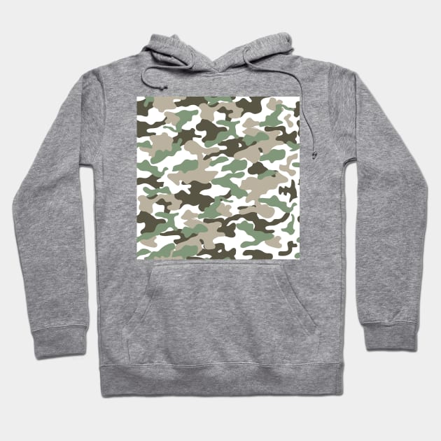 Camouflage pattern Hoodie by ilhnklv